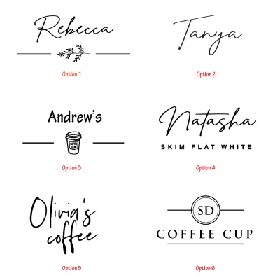 Tasse de voyage personnalisée réutilisable pour garder le café