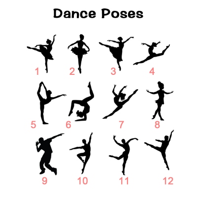 Personalized Dancing Poses Or Photo Pin Shadow Box