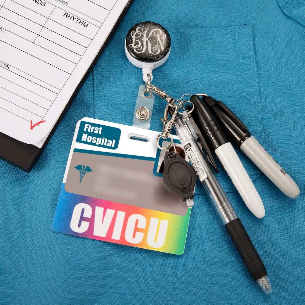 badge reel pen