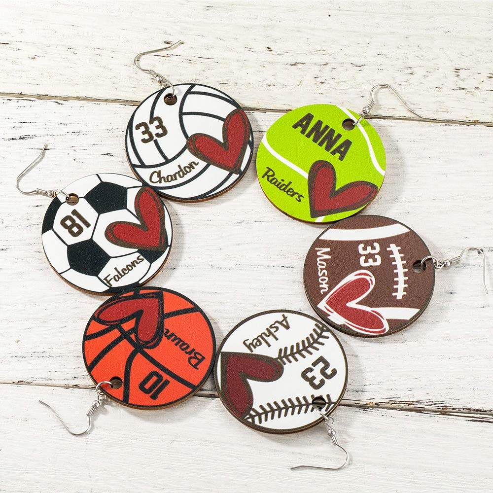 basketball earring