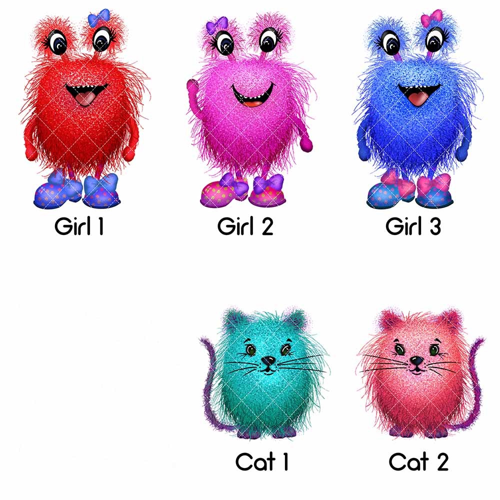 Personalized Biscuit Tin, Cute Cookie Jar with 1-8 Monsters, Cookie/Treat Storage Tin for Kitchen Counter, Decorative Snack Storage Tin