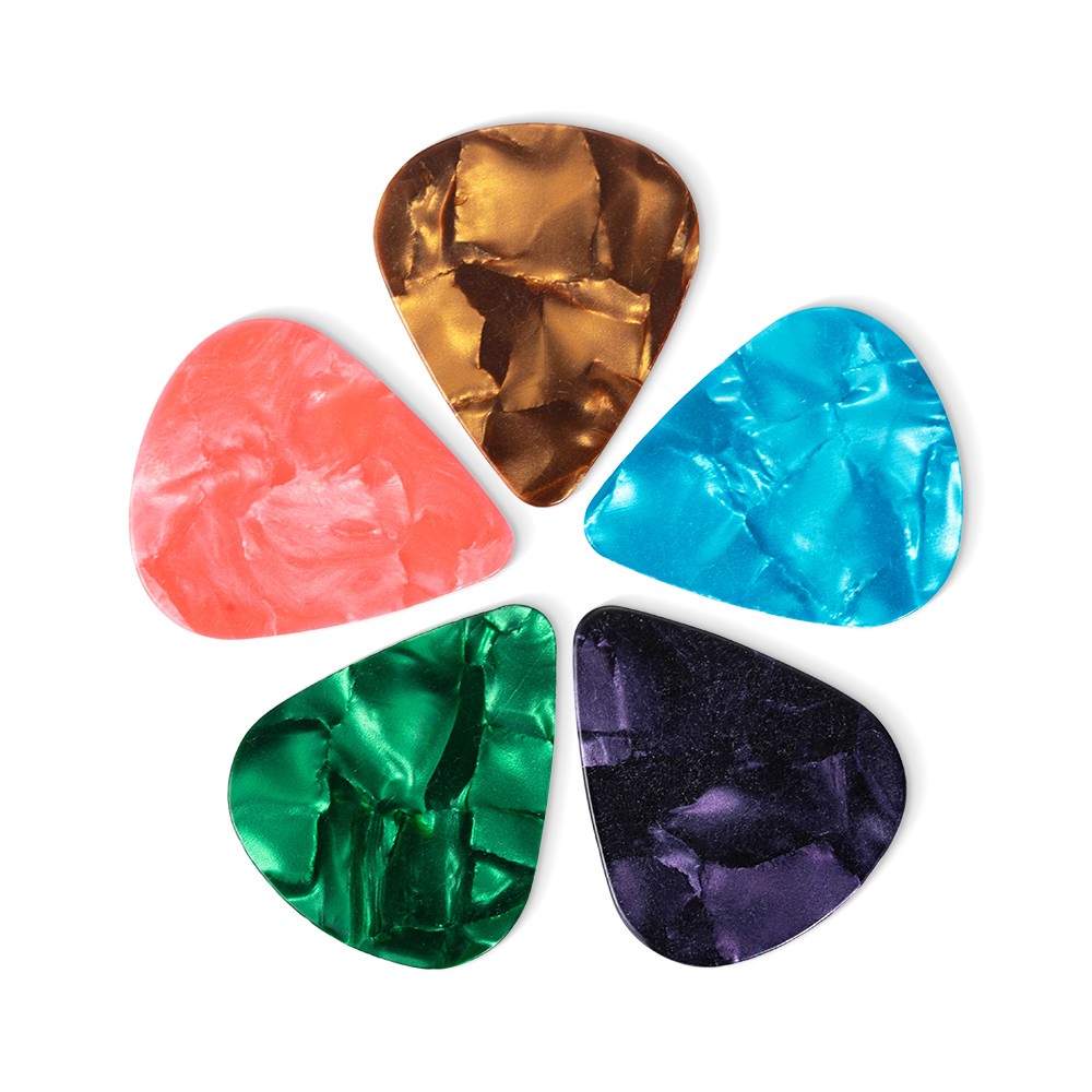 Guitar Picks in 5 Colors