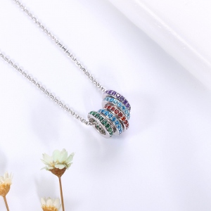 eternity charm necklace