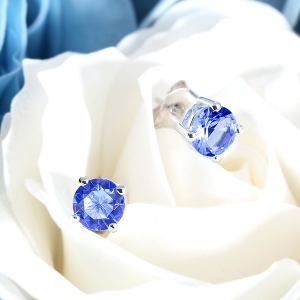 Birthstone stud earrings