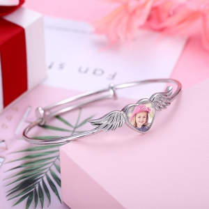 personalzied heart bracelet