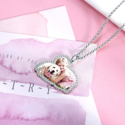 pet photo necklace