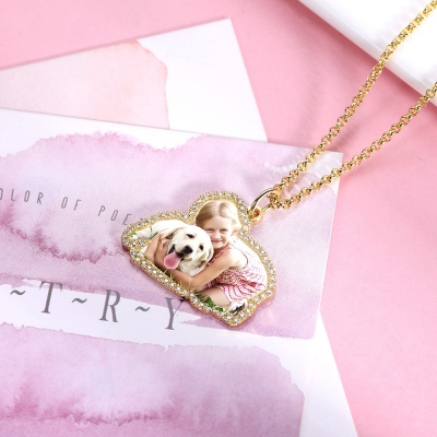 pet photo necklace