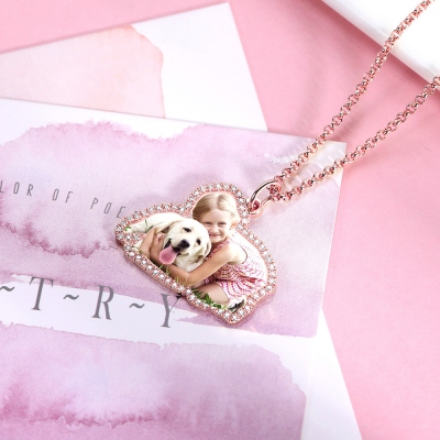 pet photo necklace