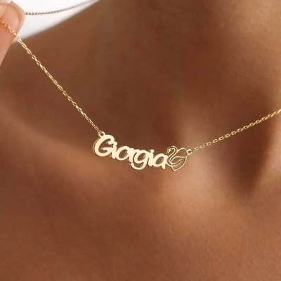 Personalized Birth Month Bird Silhouette Name Necklace, Elegant Sterling Silver 925 Pendant, Sentimental Keepsake Jewelry, Birthday Gift for Mom/Her