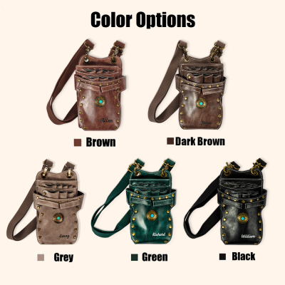 Sac de taille de ciseaux de coiffure personnalisé, pochette d’outils de coiffeur avec ceinture, cadeau pour barbier, sac de voyage, coiffeur incontournable