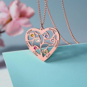 family necklace for mom 