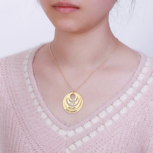 name necklace for family