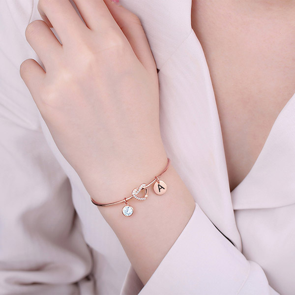 birthstone bangle