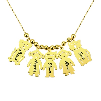 cat charm necklace