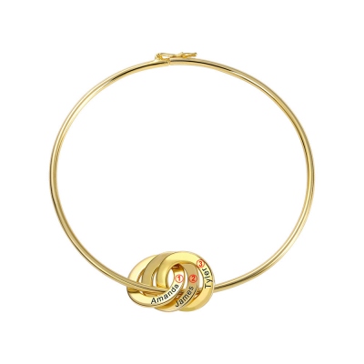 Circle pendant Bangle