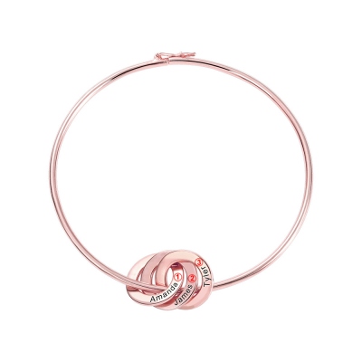Circle pendant Bangle