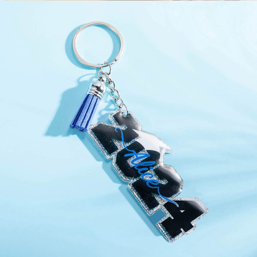 Personalized Tassel Keychain Graduation Gift 2021 & Other Years