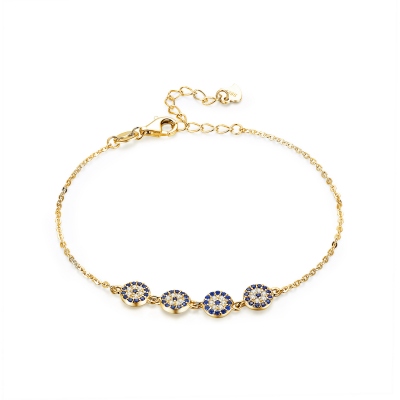 Good Luck Evil Eye Bracelet Adjustable Amulet Evil Eyes Jewelry for Women/Girls