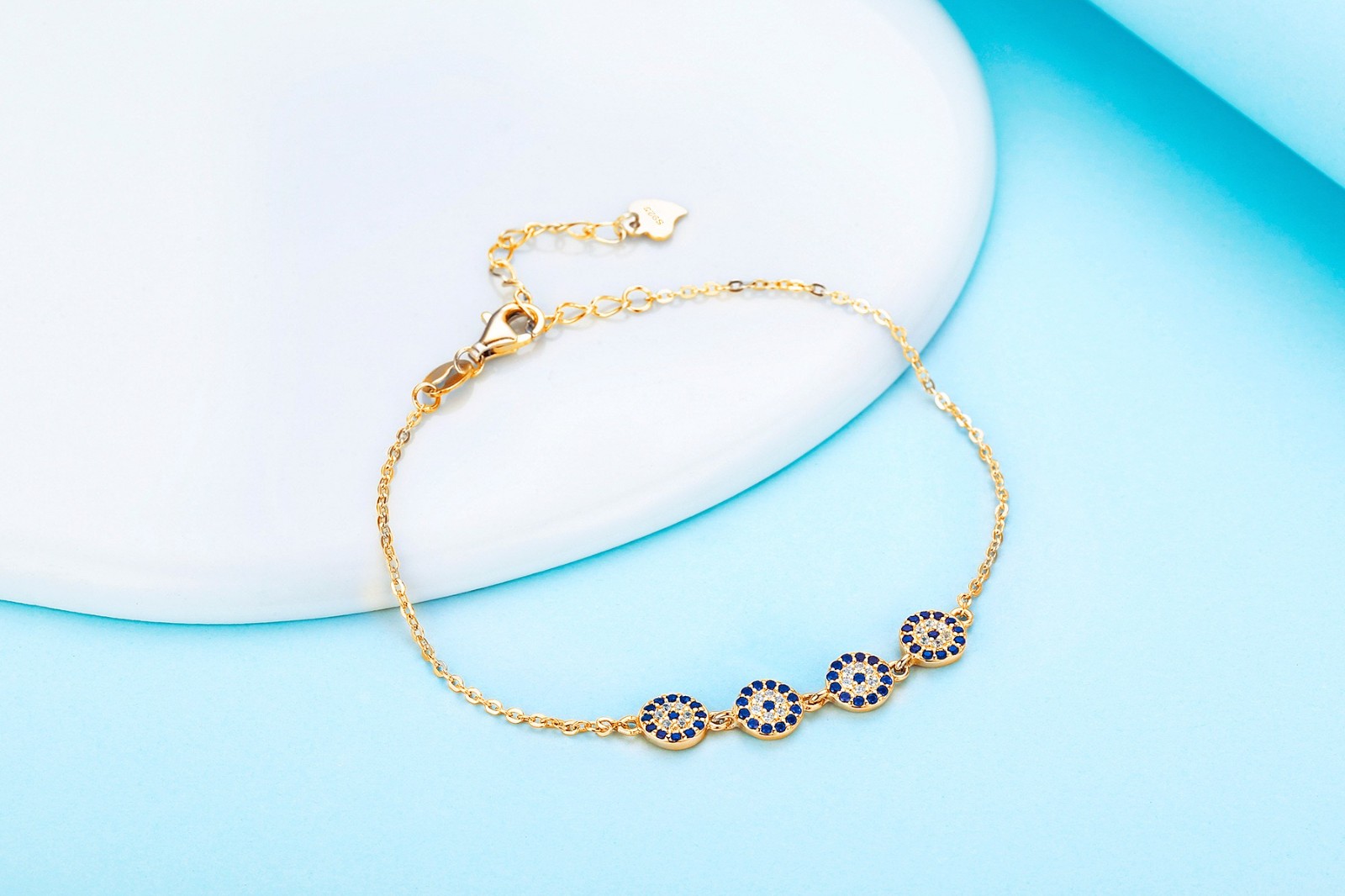 Good Luck Evil Eye Bracelet Adjustable Amulet Evil Eyes Jewelry for Women/Girls
