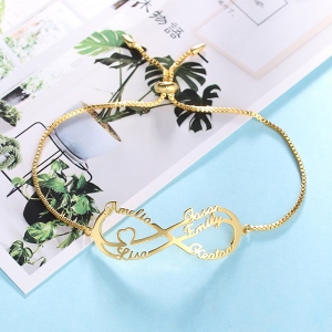 customized inifinity bracelet