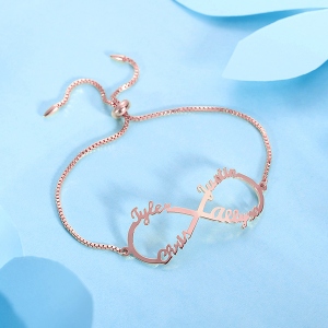 infinity name bracelet 