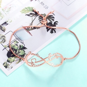 customized inifinity bracelet 