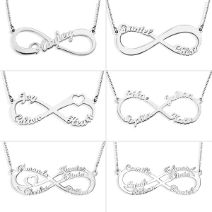 Personalized Infinity Name Necklace