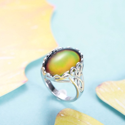 Changing Color Mood Stone Ring