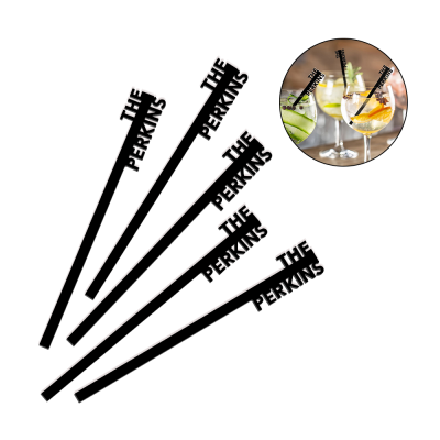 (Sold at 15pcs)Personalized Wedding Name Cocktail Stir Sticks, Signature Drink, Cocktail Accessories for Party Wedding Bar Decor