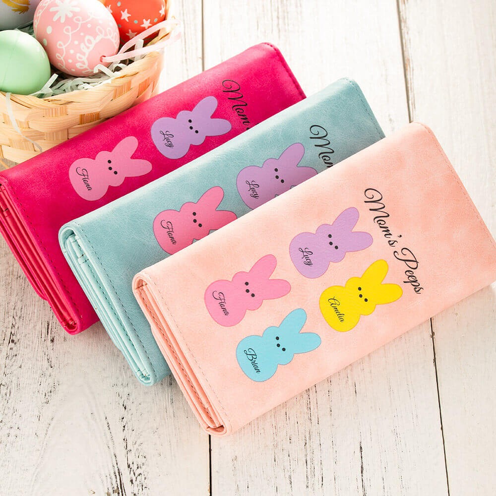 Personalized Women Easter Bunny Wallet