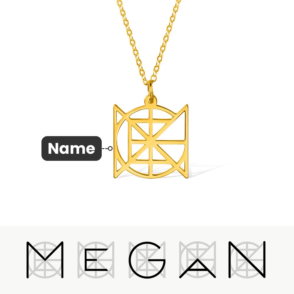 Custom Name Logo Necklace, Logo Nameplate Necklace, Sterling Silver 925 Minimalist Jewelry, Birthday/Bridesmaid/Mother's Day Gift for Women/Girls