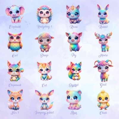 Cartoon characters