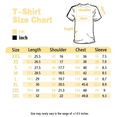 t-shirt size