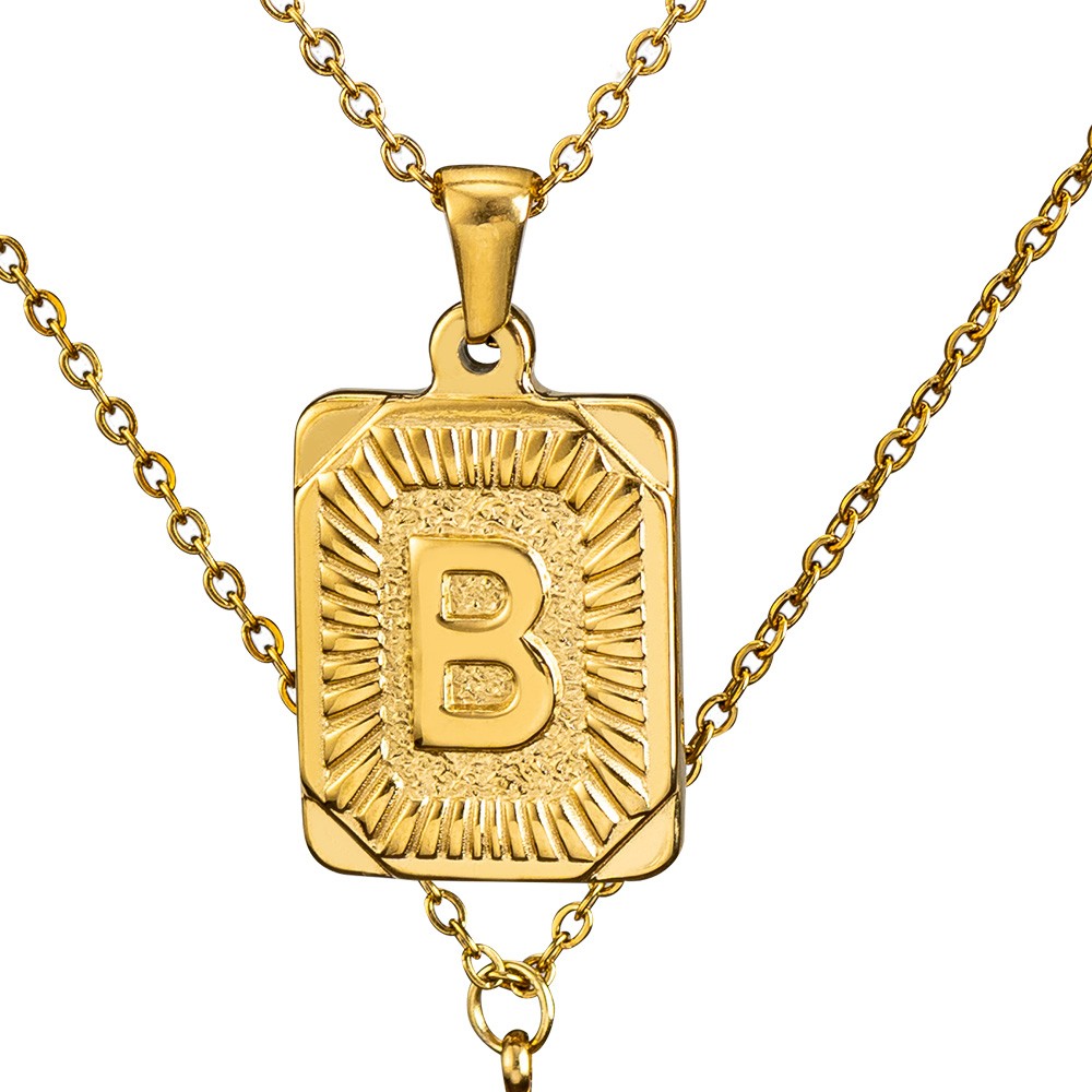 initials necklace