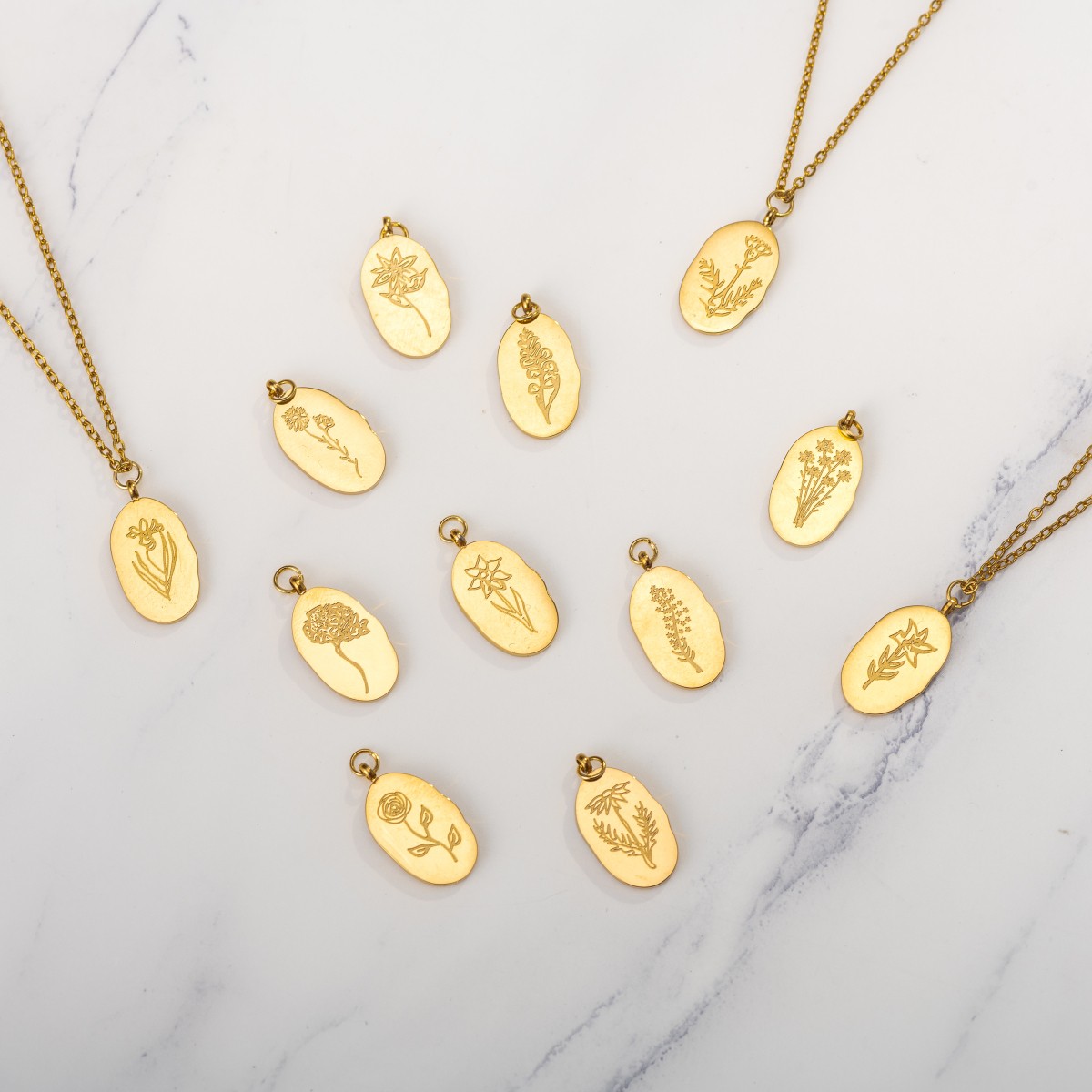 initials necklace