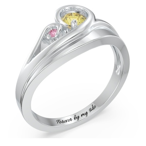 Swirling Promise Ring