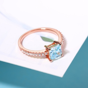 pricess-cut ring