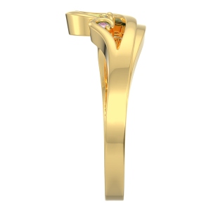 Swirling Promise Ring