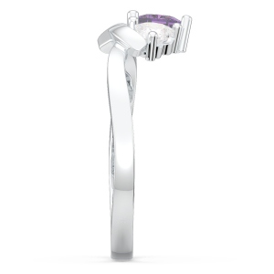 Birthday gemstone ring