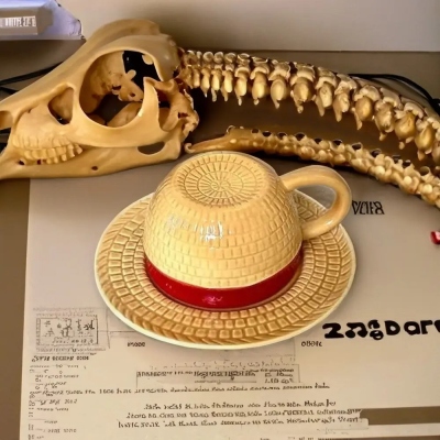 Custom Name Straw Hat Mug, Ceramic Painted Mug, Unique Tea Cup Kitchen Decor, Anime and Manga Coffee Mug, Gift for Family/Friends