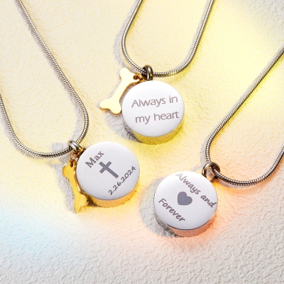 Pet Urn Memorial Necklace