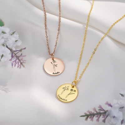 Birth Month Necklace