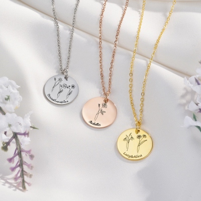 engraved necklace