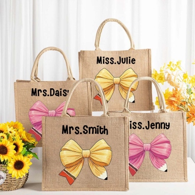 teacher tote bag
