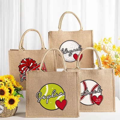 jute tote bag
