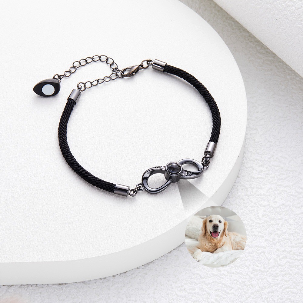 Couple Bracelet With Picture Inside