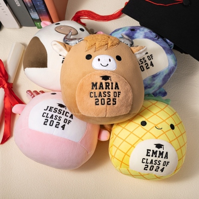 Class of 2024 Graduation Animal Plush Stuffed Toy