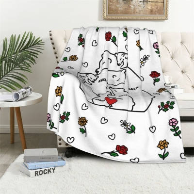 family bear blanket