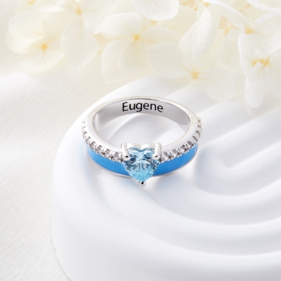 pink stone ring