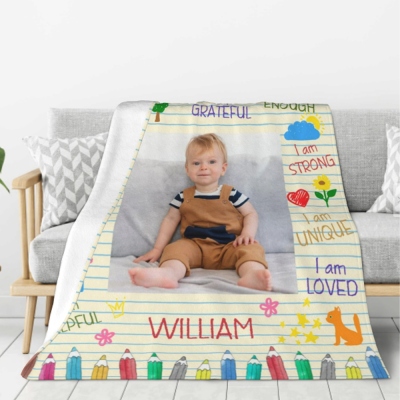 Personalized Kid Photo Blanket